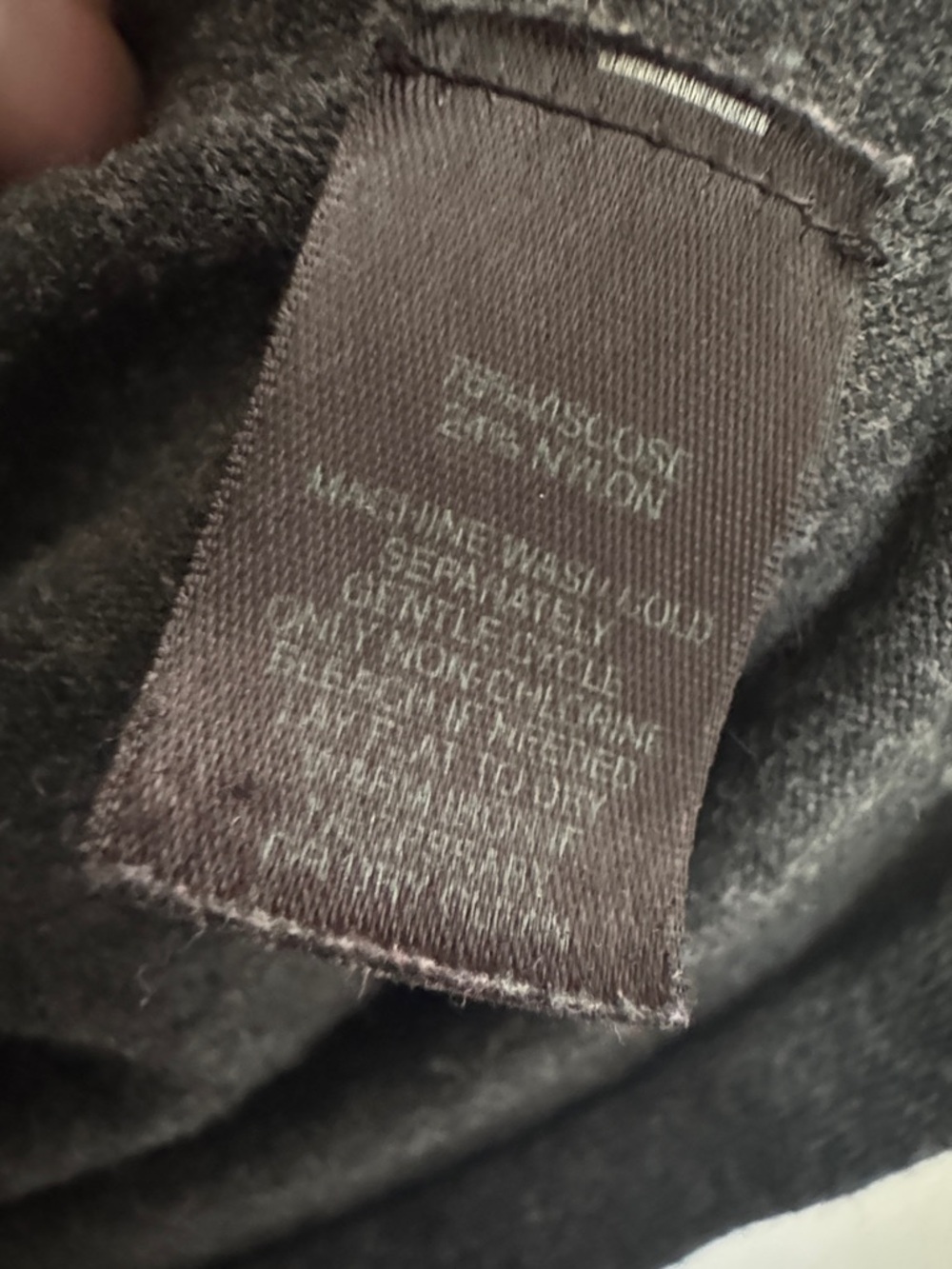 White House Black Market Dark Gray Draped Open-Front Cardigan Blazer - Picture 3 of 8